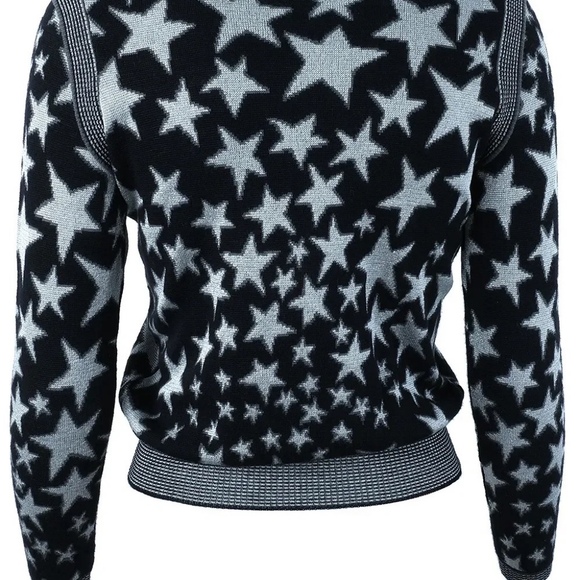 Marc Jacobs Mickey Mouse Black and Sliver Stars Pullover - Picture 2 of 10